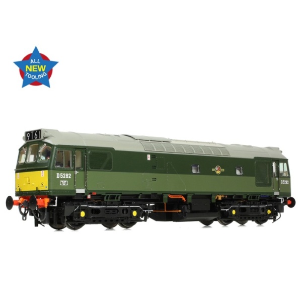 Bachmann 32-341 Class 25/2 D5282 in BR Two Tone Green livery with Small Yellow Panel Diesel Locomotive